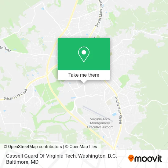 Cassell Guard Of Virginia Tech map