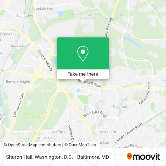 Sharon Hall map