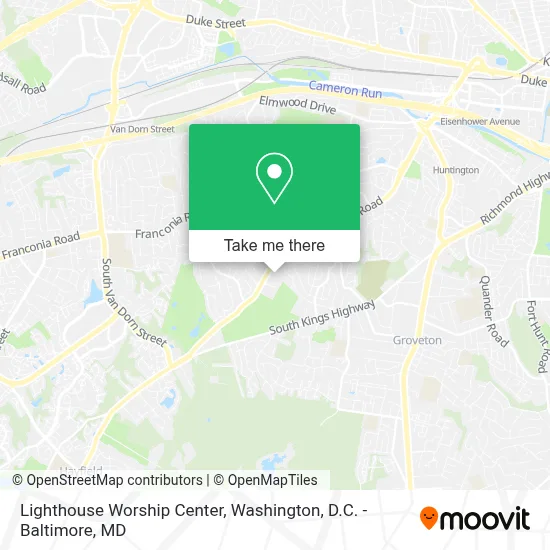 Lighthouse Worship Center map