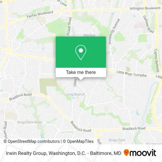 Irwin Realty Group map