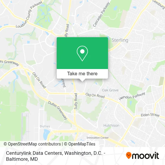 Centurylink Data Centers map