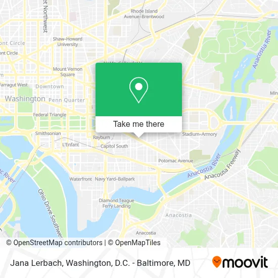 Jana Lerbach map