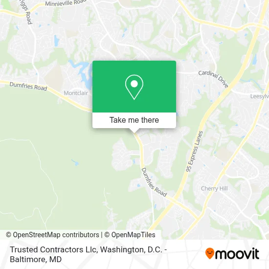 Trusted Contractors Llc map