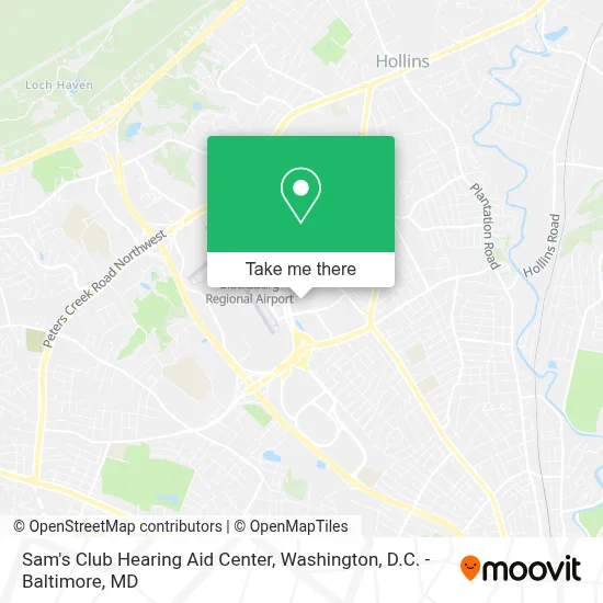 Sam's Club Hearing Aid Center map