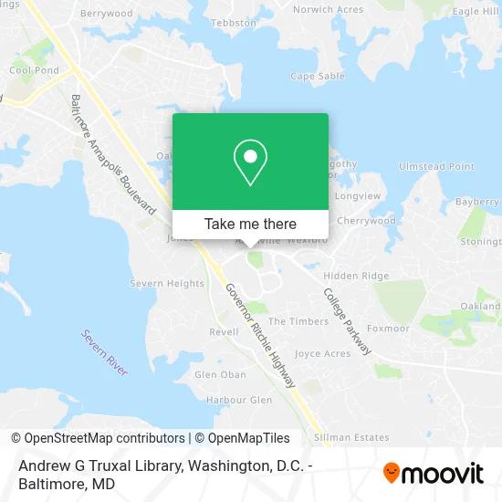 Andrew G Truxal Library map