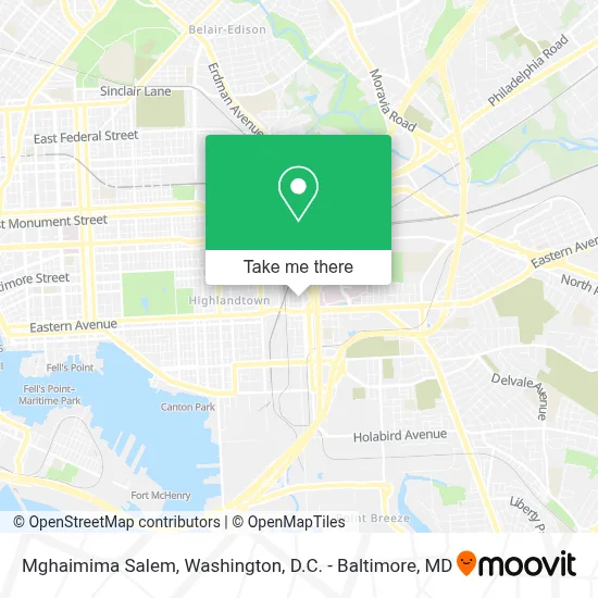 Mghaimima Salem map