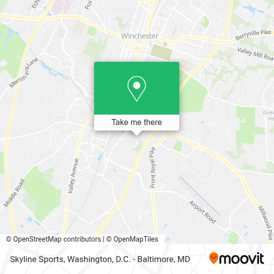 Skyline Sports map