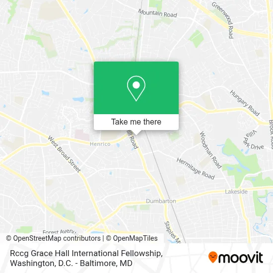 Rccg Grace Hall International Fellowship map