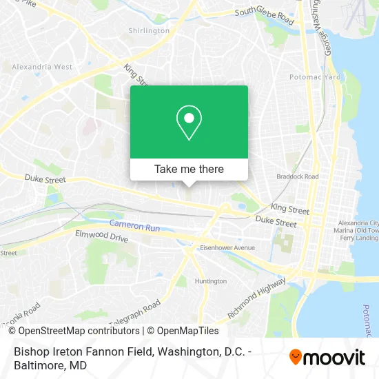 Bishop Ireton Fannon Field map