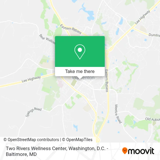 Two Rivers Wellness Center map