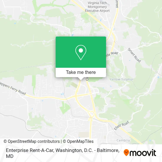 Enterprise Rent-A-Car map