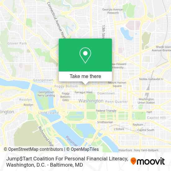 Jump$Tart Coalition For Personal Financial Literacy map