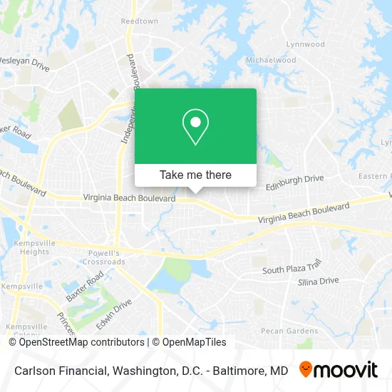Carlson Financial map