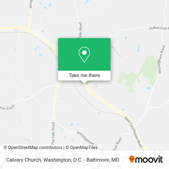 Calvary Church map