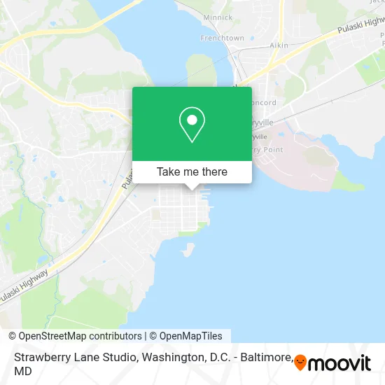 Strawberry Lane Studio map