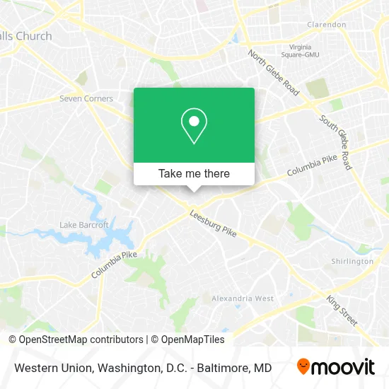 Western Union map