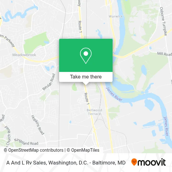 A And L Rv Sales map