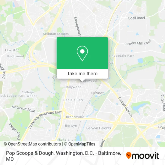Pop Scoops & Dough map