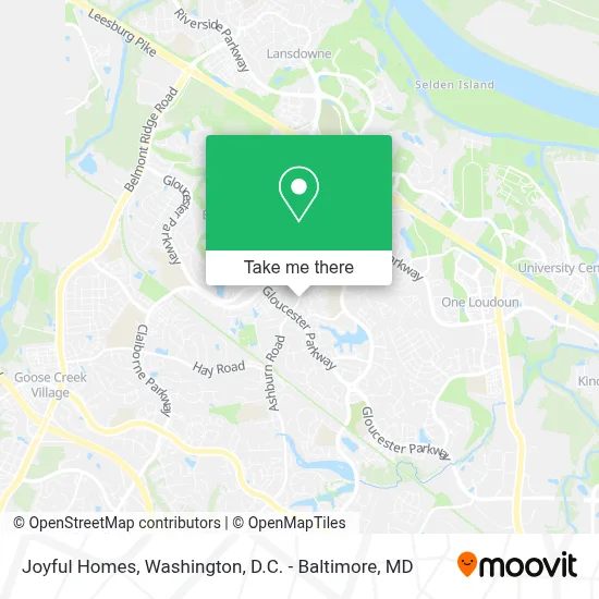 Joyful Homes map