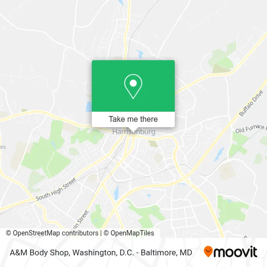 A&M Body Shop map