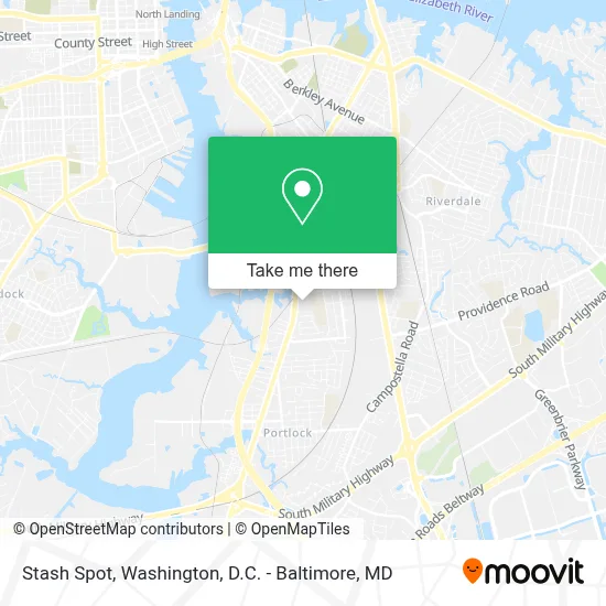 Stash Spot map