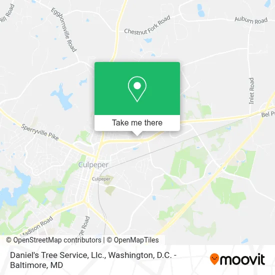Daniel's Tree Service, Llc. map