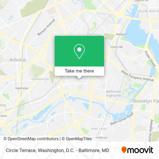 Circle Terrace map