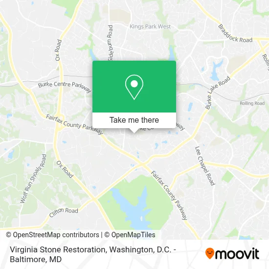 Virginia Stone Restoration map