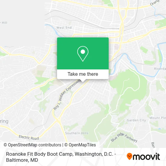 Roanoke Fit Body Boot Camp map