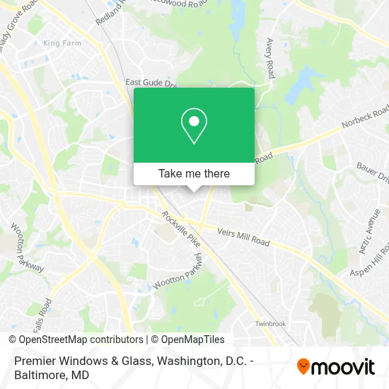 Premier Windows & Glass map