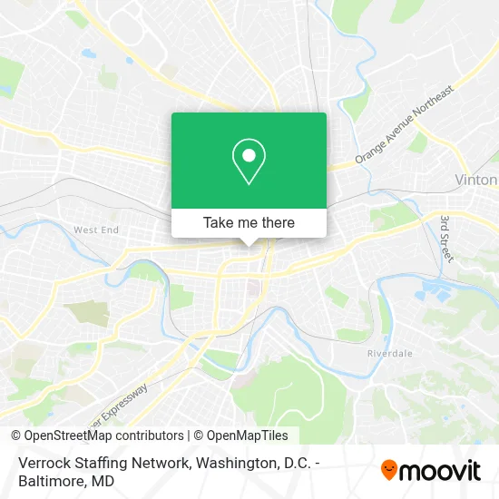 Verrock Staffing Network map