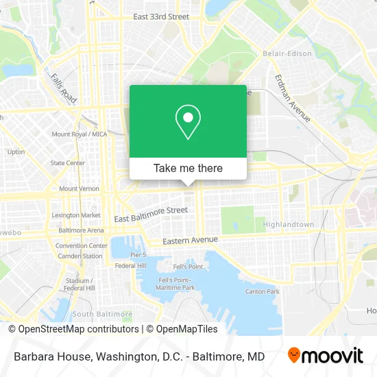 Barbara House map