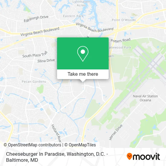 Cheeseburger In Paradise map