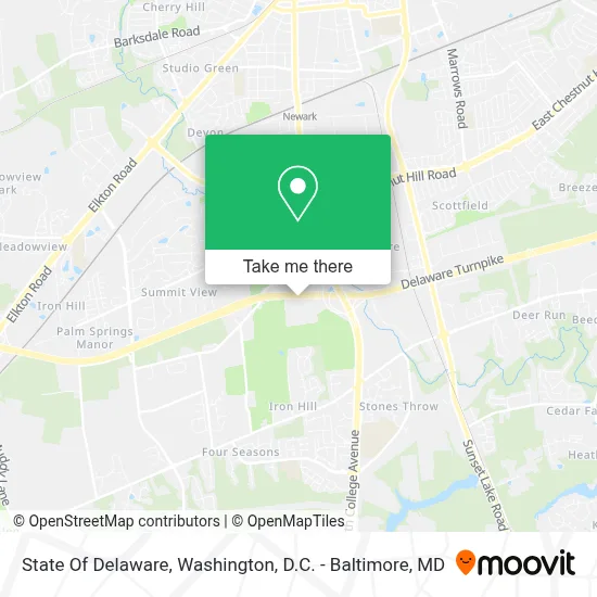 State Of Delaware map