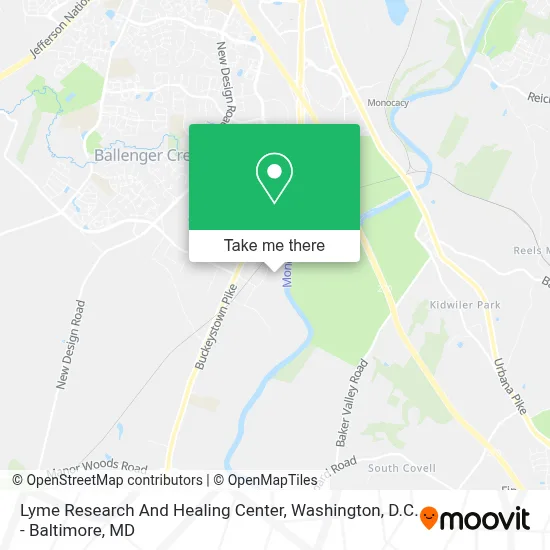Lyme Research And Healing Center map