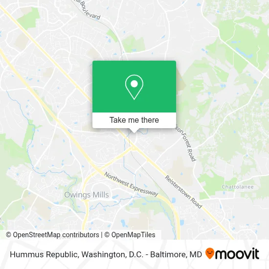 Hummus Republic map