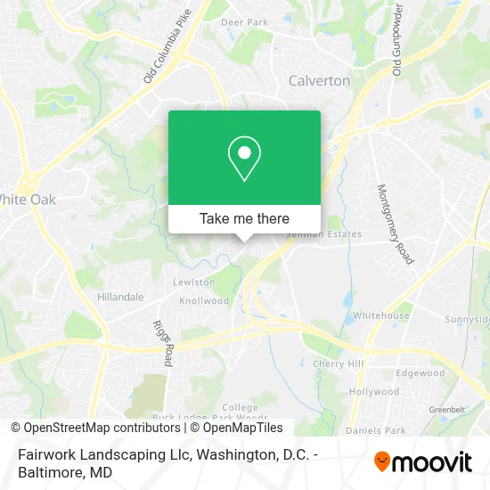 Fairwork Landscaping Llc map