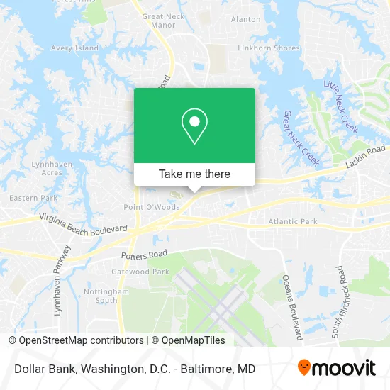 Dollar Bank map