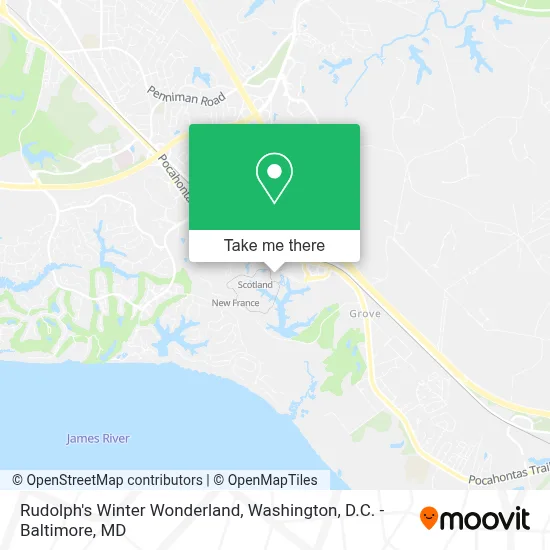 Rudolph's Winter Wonderland map