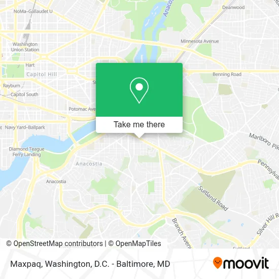 Maxpaq map