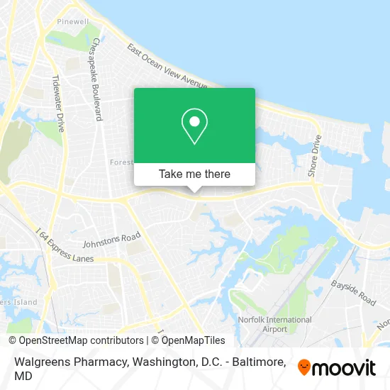 Walgreens Pharmacy map