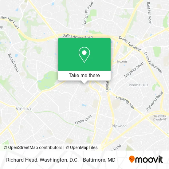 Richard Head map