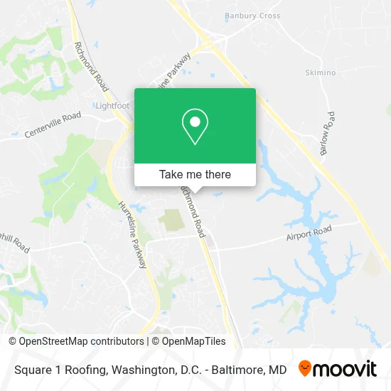 Square 1 Roofing map
