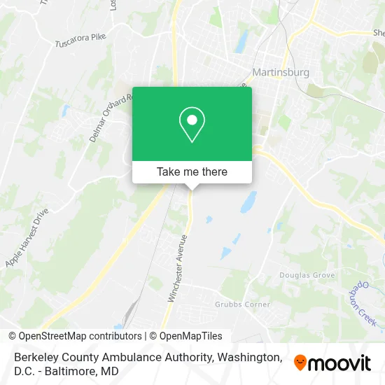 Berkeley County Ambulance Authority map