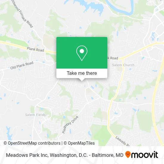 Meadows Park Inc map