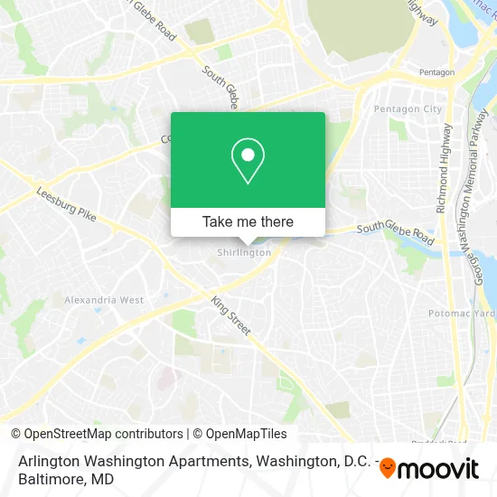 Arlington Washington Apartments map