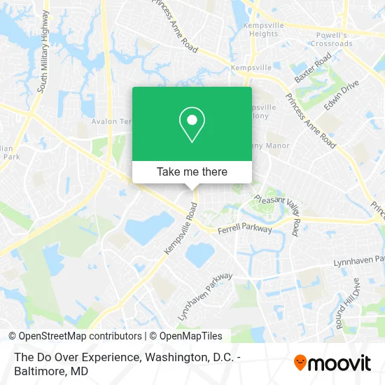 The Do Over Experience map