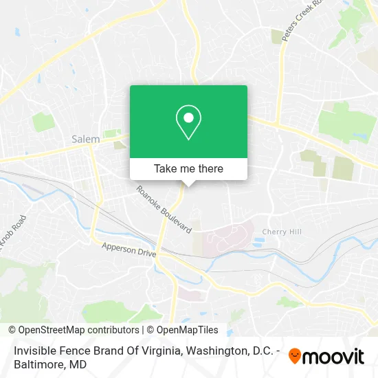 Invisible Fence Brand Of Virginia map