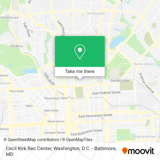 Cecil Kirk Rec Center map