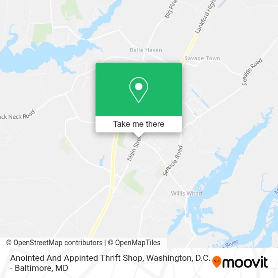 Anointed And Appinted Thrift Shop map